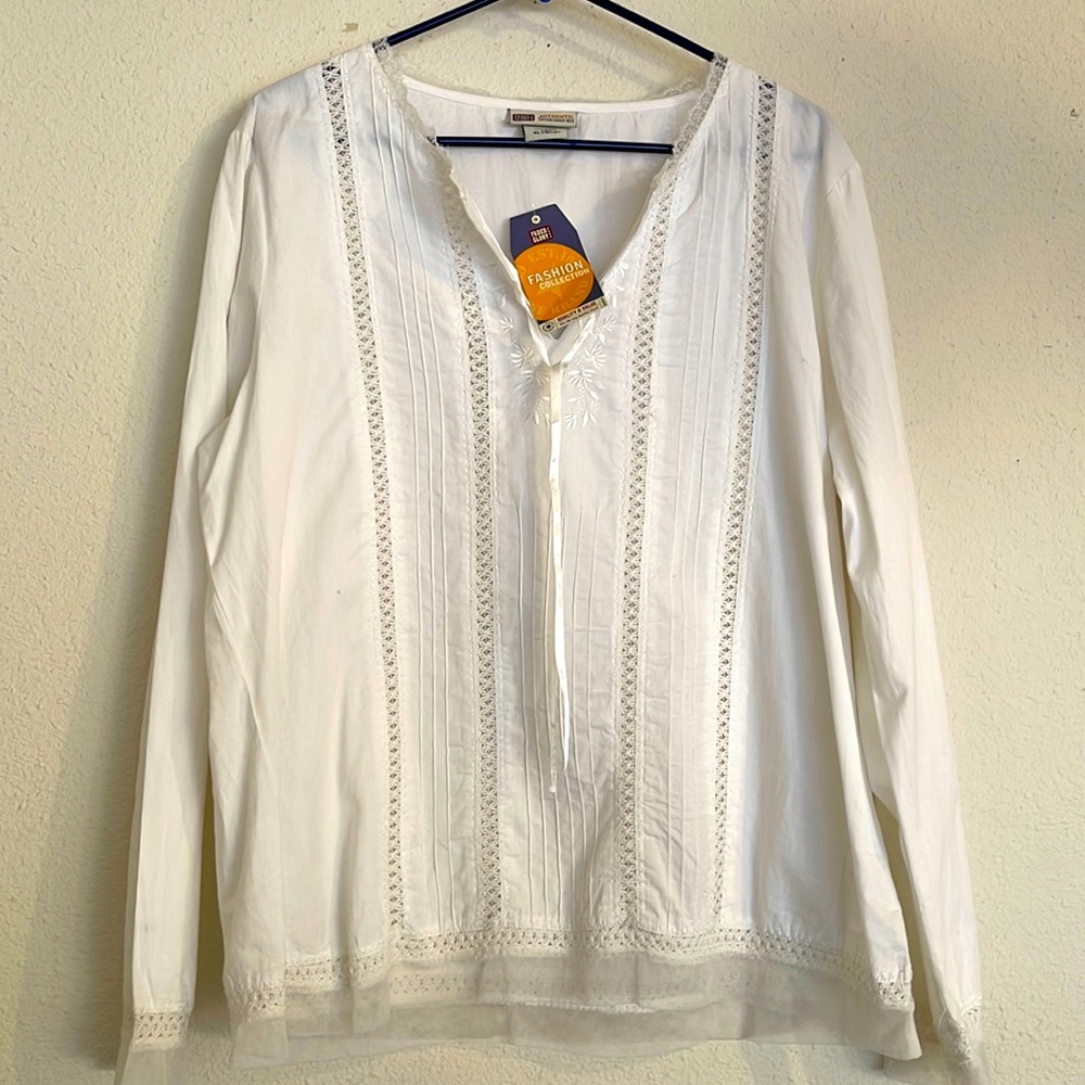 Faded Glory White Shirt